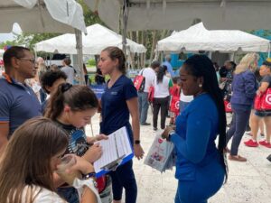 Community Health Workers at Health Fair